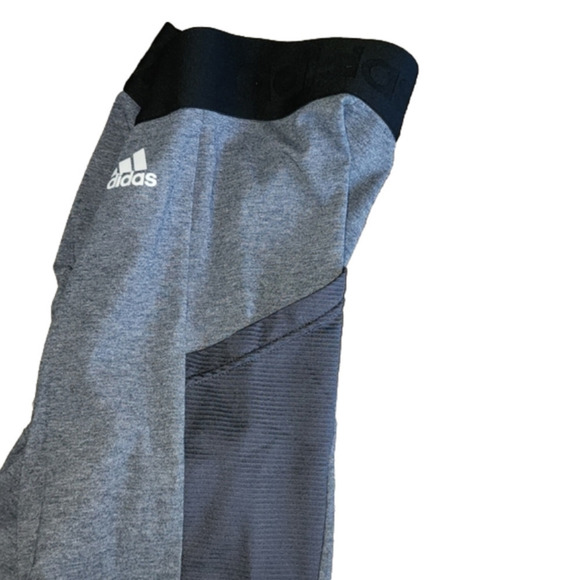 Addidas Grey Leggings with Side Pocket - Picture 5 of 5